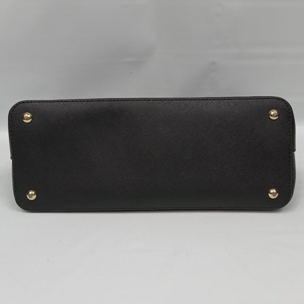 Michael Kors Cindy Medium Dome Satchel Black NO SHOULDER STRAP - Picture 5 of 10